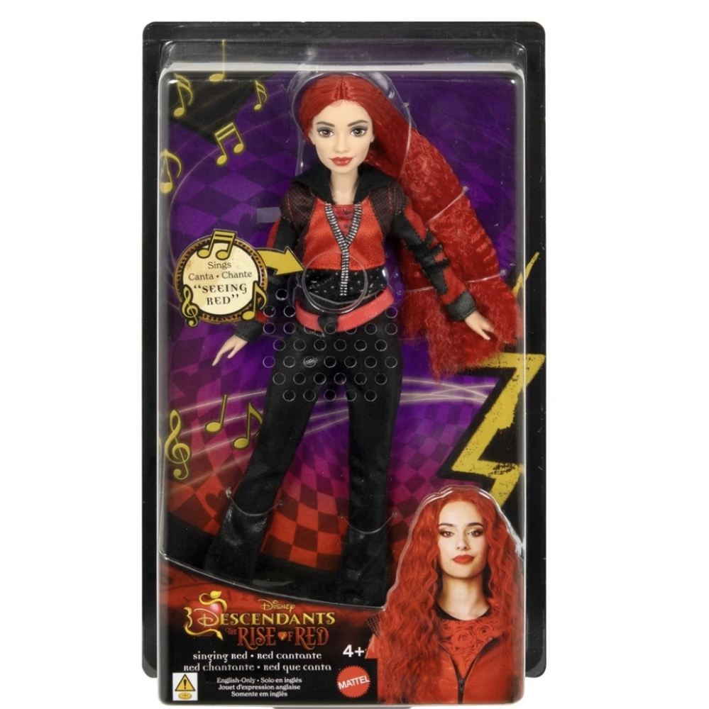 NEW In Box Singing Rise of Red Doll Disney Descendants